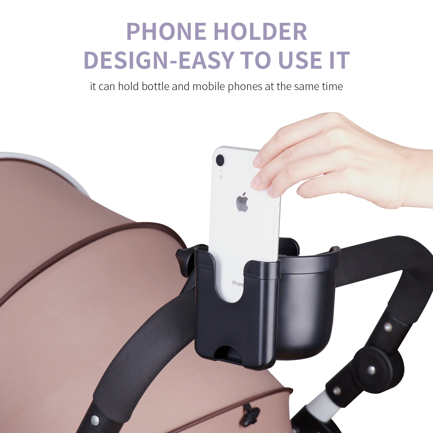 Sunveno Baby Stroller Cup Holder Stroller for Milk Bottles Bicycle Bike Bottle Holder Stroller Accessories Baby Accessories